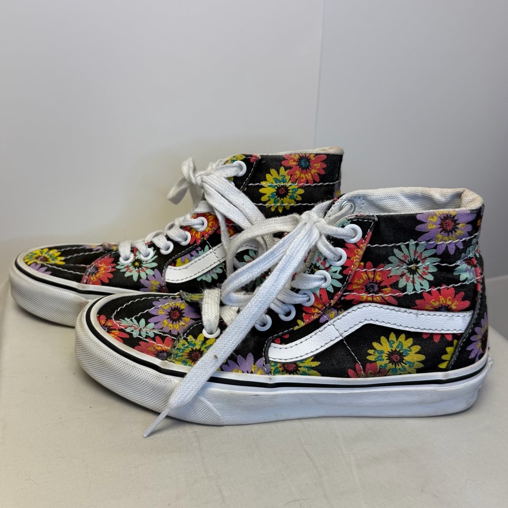 Vans Floral Hightops size 5.5 - Picture 3 of 7